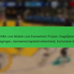 NBA Live Mobile Live Evenement Prijzen: Dagelijkse uitdagingen, Gemeenschapsbetrokkenheid, Exclusieve items