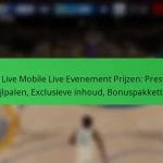 NBA Live Mobile Live Evenement Prijzen: Prestatie mijlpalen, Exclusieve inhoud, Bonuspakketten