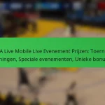 NBA Live Mobile Live Evenement Prijzen: Toernooi beloningen, Speciale evenementen, Unieke bonussen