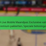NBA Live Mobile Maandpas: Exclusieve valuta, Premium pakketten, Speciale beloningen
