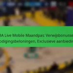 NBA Live Mobile Maandpas: Verwijsbonussen, Uitnodigingsbeloningen, Exclusieve aanbiedingen